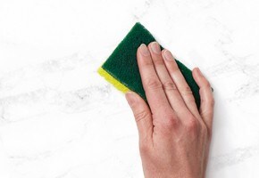 how to clean marble in the bathroom