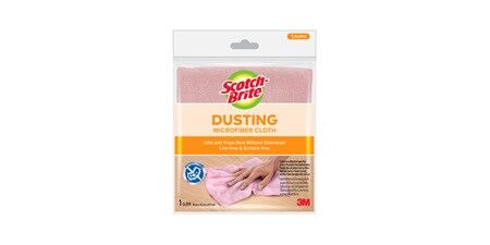 microfiber towel to help clean granite sink
