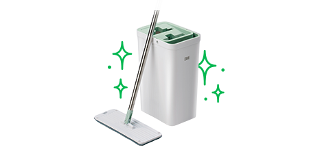 Scotch-Brite hands-free compact mop with bucket
